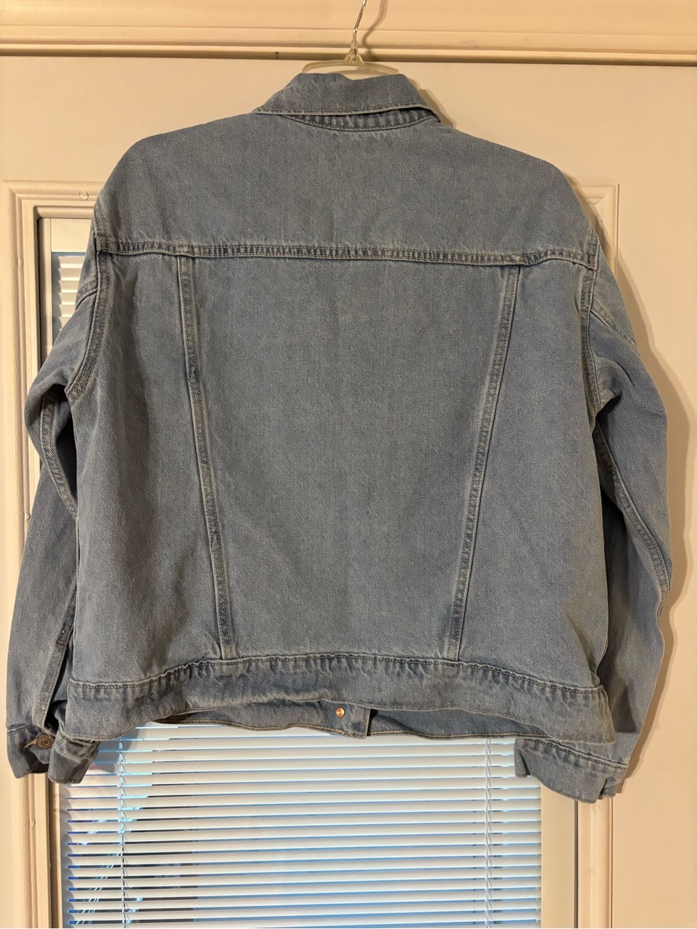 Old Navy Light Blue Denim Trucker Jacket - Picture 7 of 13